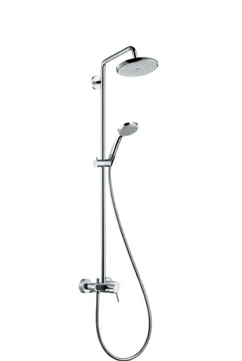 Hansgrohe Croma 220 Showerpipe mit Einhebelmischer, chrom