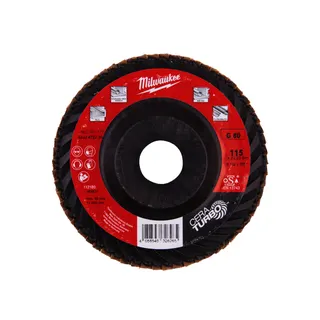 Fächerschleifscheibe 115 mm K80 CERA TURBO SLC50 Keramik – Bild 2