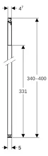 Geberit Duofix Ständer raumhoch H: 340-400 cm – Bild 3