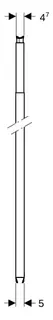 Geberit Duofix Ständer raumhoch H:220-280 cm – Bild 4