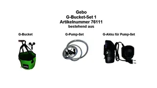 Gebo G-Bucket-Set 1 Akku