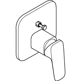 GROHE EH-Wannenbatterie Cubeo 101778 Fertigmontageset für 35604 chrom – Bild 4