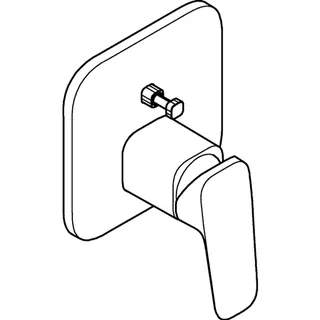 GROHE EH-Wannenbatterie Cubeo 101778 Fertigmontageset für 35604 matt black – Bild 4