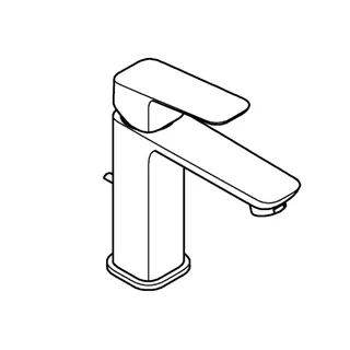GROHE EH-Waschtischbatterie Cubeo 101749 M-Size Zugstangen-Ablaufgarn. matt black – Bild 4