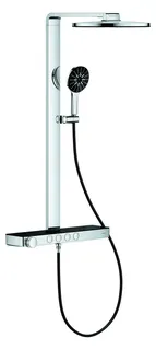 GROHE THM-Duschsystem RSH Aqua Pure 101680 Kopfbr. 15 l rund schwarz/chrom
