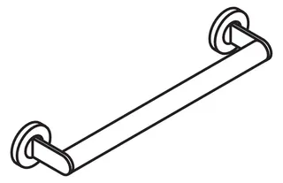 HEWI Haltegriff, d:32, L:400mm, PVD messing gebürstet – Bild 4