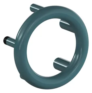 HEWI Trennwandgriff, a=100mm und 162,5mm aquablau