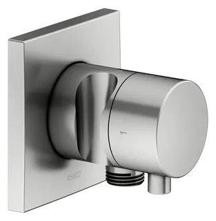 Keuco 2-Wege Ab-u.Umstellv.IXMO Comf.59557, Schlauchan./Brauseh.eckig,Edelst.-finish