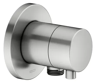 Keuco 2-Wege Umstellv. IXMO Comfort 59556, Schlauchanschluss, rund,Edelstahl-finish