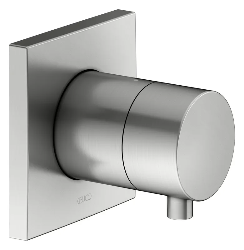 Keuco Absperrventil IXMO Comfort 59541, eckig, Edelstahl-finish