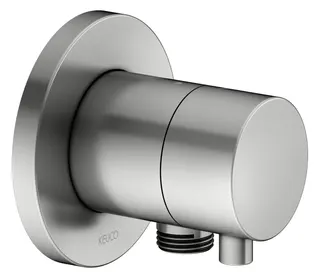 Keuco Absperrventil IXMO Comfort 59541,rund Schlauchanschluss, Edelstahl-finish