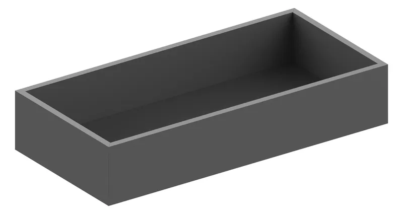 Keuco Aufbewahrungsbox 49010, 178 x 71 x 372 Carbon