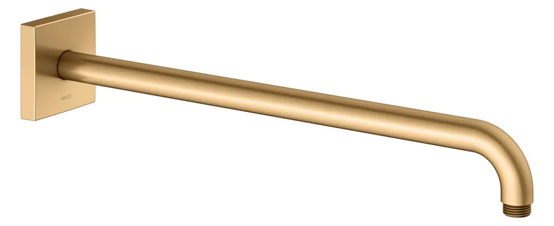 Keuco Brausearm Edition 300 53088, Wandanschluss, 450 mm, Messing gebürstet