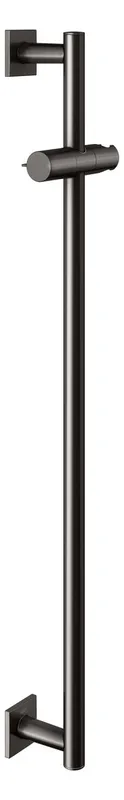 Keuco Brausestange IXMO 59585, eckig, Brauseschieber,Titanschwarz geb., 855mm