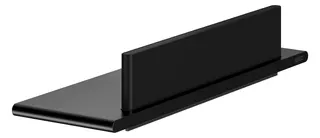 Keuco Duschablage Aveno 14659, mit Duschabzieher, schwarz matt