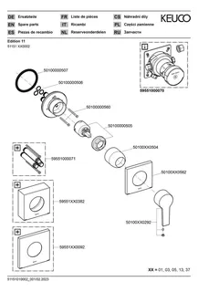 Keuco EHM Set UP E11 51151, Edel.-fin. – Bild 3