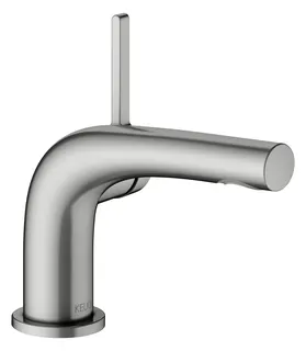 Keuco EHM-Waschtisch-Mischer 80 Edition 400 51504, o. Ablaufgrt., Edelstahl-finish