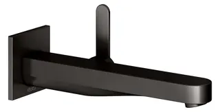 Keuco EHM-Waschtisch-Mischer IXMO 59516, eckig Wandmontage, 225 mm, Titanschw. geb.