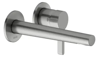 Keuco EHM-Waschtisch-Mischer UP Edition 400 51516, Wandm., Ausl. 197 mm, Edelstahl-fin.