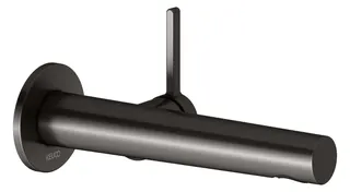 Keuco EHM-Waschtisch-Mischer UP Edition 400 51516, Wandm., Ausl. 197 mm, Titanschwarz geb.