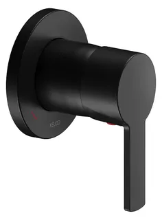 Keuco Einhebelmischer UP Plan blue 53951, schwarz matt