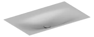 Keuco Emaille-Waschtisch E11 Art 32590, o. Hahnlochb. 1206 x 4 x 493 sand