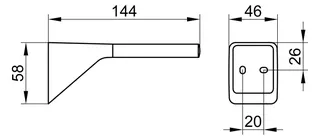 Keuco Ersatzrollenhalter Aveno 14663, verchromt – Bild 2