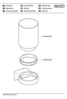 Keuco Glashalter Aveno 14650, mit Echtkristall-Glas, verchromt – Bild 3