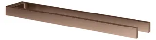 Keuco Handtuchhalter Edition 11 11118, fest 2-tlg., 450 mm, Rotgold gebürstet