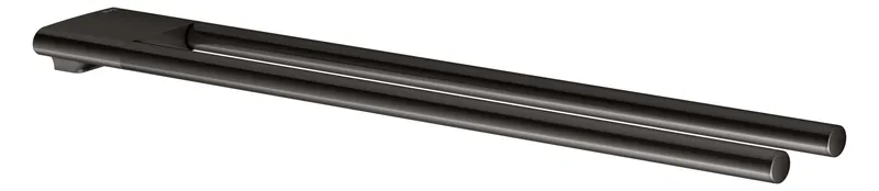 Keuco Handtuchhalter Edition 400 11518,fest 2-tlg., 450 mm, Titanschwarz gebürstet