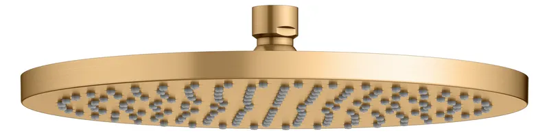 Keuco Kopfbrause 59886 rund, 250 mm, Messing gebürstet