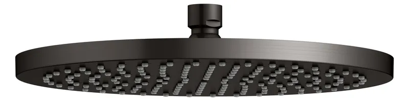 Keuco Kopfbrause 59886 rund, 250 mm, Titanschwarz gebürstet
