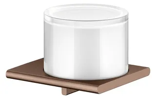 Keuco Lotionspender Edition 400 11552, kpl. Echtkristall-Glas, Rotgold gebürstet