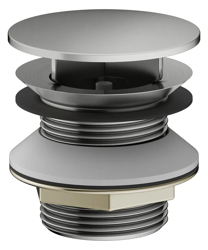 Keuco Schaftventil Armaturenzubehör 59904, mit Haube, Edelstahl-finish