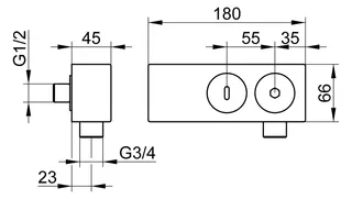 Keuco Schlauchanschluss Armaturenzub. 59993 mit Wandhalter, Edelstahl-finish – Bild 2