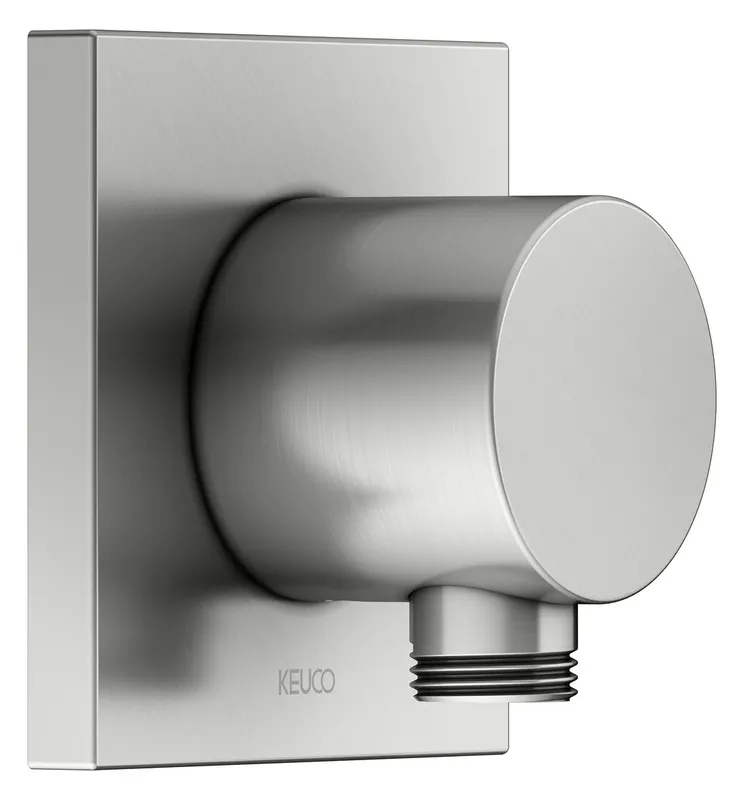 Keuco Schlauchanschluss IXMO 59547, eckig, Edelstahl-finish
