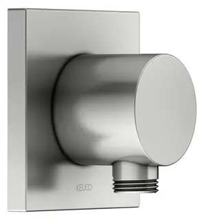 Keuco Schlauchanschluss IXMO 59547, eckig, Edelstahl-finish