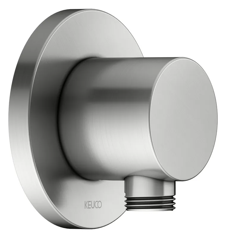 Keuco Schlauchanschluss IXMO 59547, rund, Edelstahl-finish