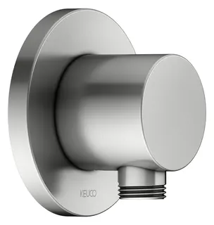 Keuco Schlauchanschluss IXMO 59547, rund, Edelstahl-finish