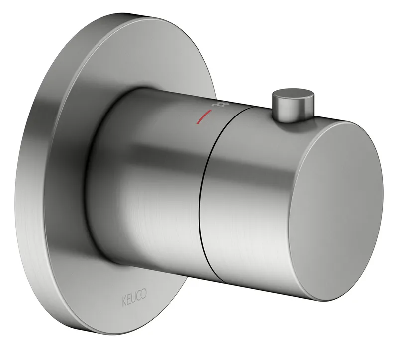 Keuco THM IXMO 59553, rund, Edelstahl-finish