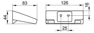 Keuco Toilettenpapierhalter Aveno 14662, offene Form, schwarz matt – Bild 2