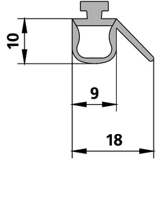 Kermi 47104 3x Dichtleiste TS2 Länge: 664 / 414 / 364 mm