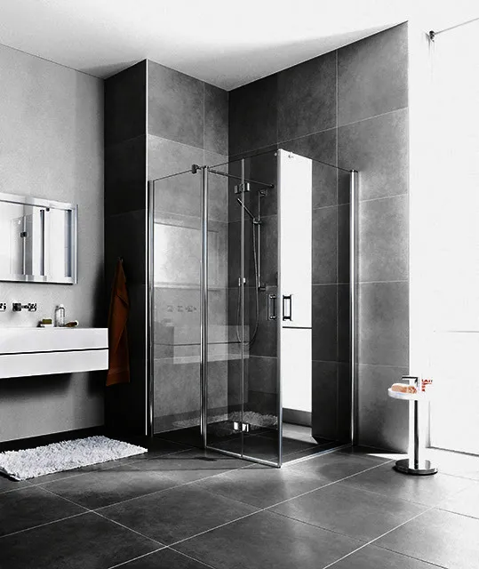 Kermi Eck-Halbt. links Diga F2L 1230x 2000 GAK: 1190-1210 SIHG ESG Opaco
