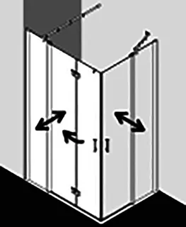 Kermi Eck-Halbt. links Diga F2L 1230x 2000 GAK: 1190-1210 SIHG ESG Opaco – Bild 3