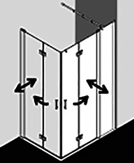 Kermi Eck-Halbt. links Diga F2L 1230x 2000 GAK: 1190-1210 SIHG ESG Opaco – Bild 5