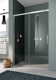 Kermi Gleittür Nica L2R 1300x 2000 BV: 1285-1310 SWS ESG klar