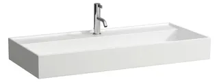 Aufsatz-Waschtisch K-LAUFEN 460x1000 1 Hahnlocho.Ül Ül-Kanal un. geschl. Standardabl. we