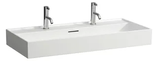 Aufsatz-Waschtisch K-LAUFEN 460x1000x145 1 Hahnloch li+re mit Überlauf Standardablauf LCC Active