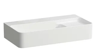 Laufen Aufsatz-Waschtisch kompakt VAL 310x600x155 Ül-Kanal unten geschl. Ablg. rechts we matt