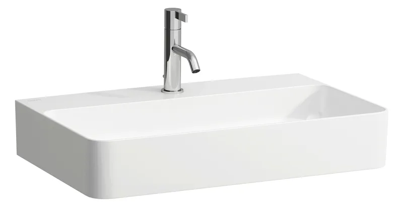 Laufen Aufsatz-Waschtisch VAL 420x650x155 1 Hahnloch ohne Überlauf weiß matt